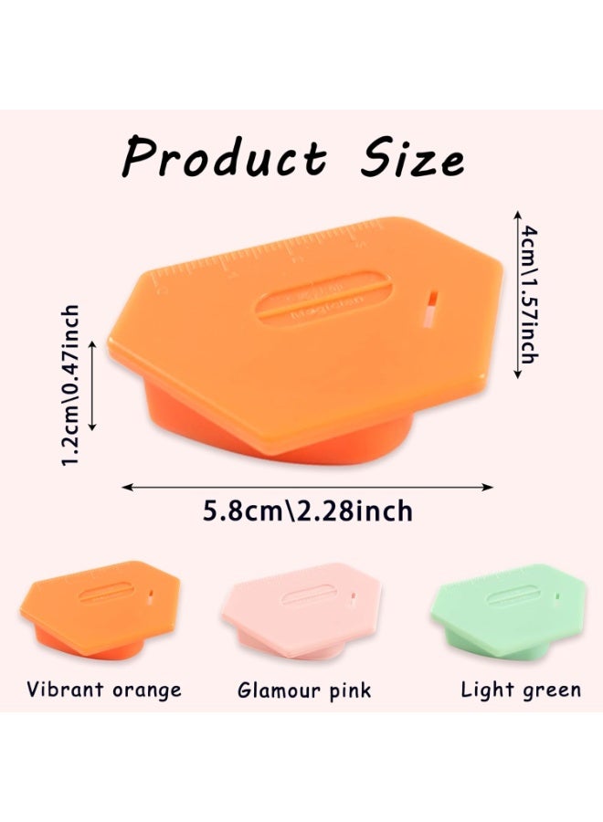 SUNSAR Magnetic Seam Guide for Sewing Machine, 3-Piece Set, Polygonal Design with Scale - Image 2