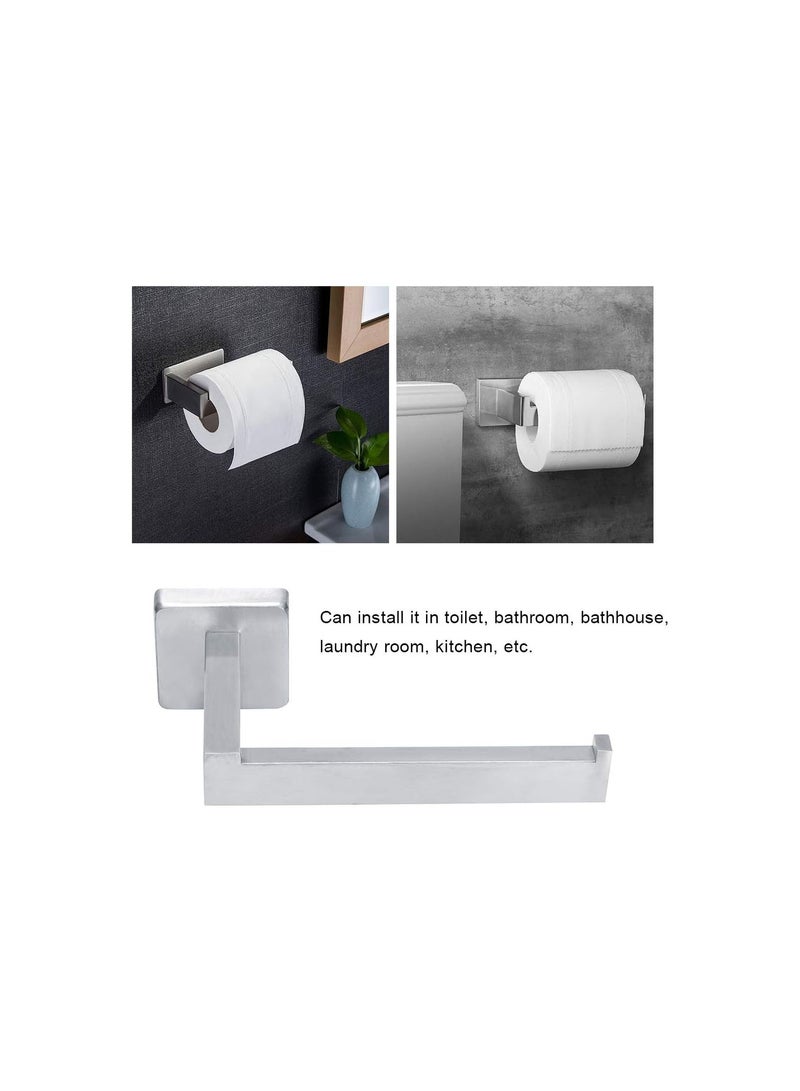 GGOOT Tissue Holder, Punch and Install Roll Paper Shelf Stainless Steel Saving Space for Bathhouse Laundry Room for Toilet Bathroom - Image 5