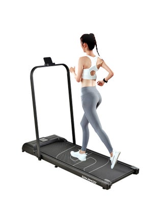 Fitness Sth-3005 Walking Pad Foldable Treadmill For Home - No Installation Required, Space Saving Storage Under Bed/Sofa - Remote Control, Bluetooth Speakers, Led Display, Mobile/Tab Holder - pzsku/ZF0E8EBF99B2C7D428293Z/45/_/1725885528/19679268-780c-428c-88a8-2385a5ed6d1b