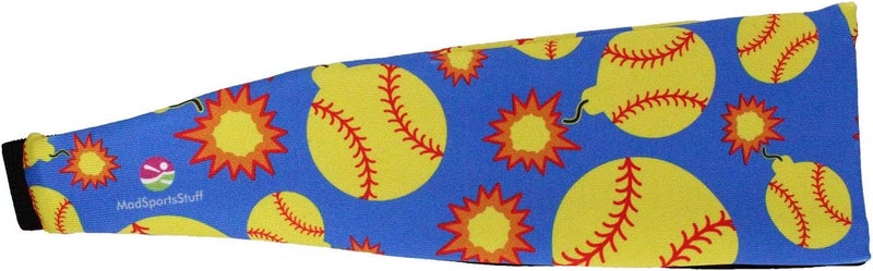 MadSportsStuff Softball Bomber Headband with Softball Bomb Logos - Image 2
