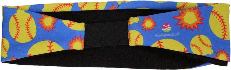 MadSportsStuff Softball Bomber Headband with Softball Bomb Logos - Image 3