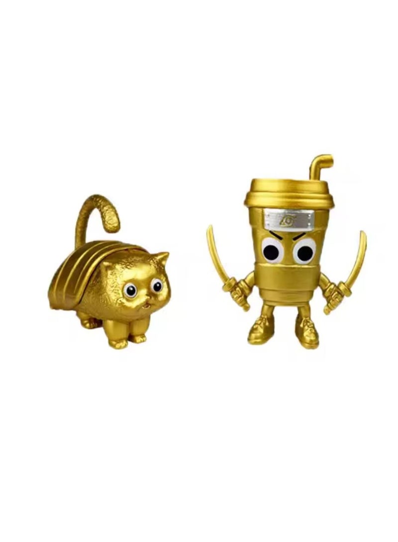 8cm 12Pcs Gold Italian Brainrot Action Figure Toy - Image 5