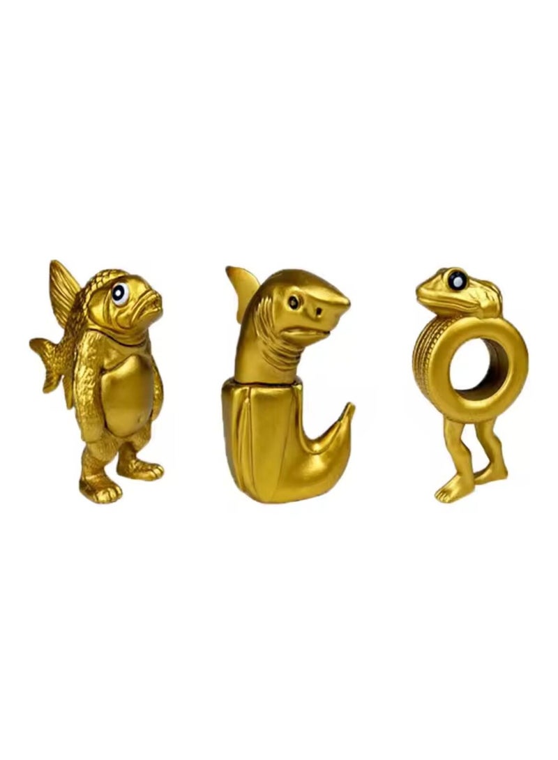 8cm 12Pcs Gold Italian Brainrot Action Figure Toy - Image 4