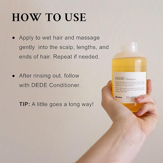 Davines Essential Haircare Shampoo Dede 250 ml Pack of 1 - Image 3