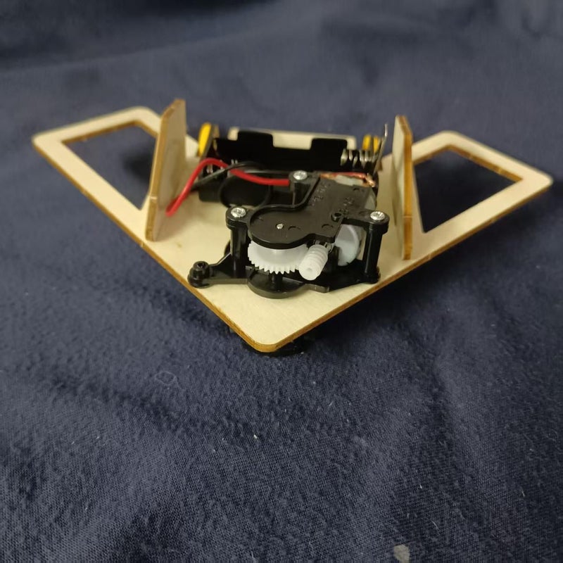 Creative Science Experiment Obstacle Avoidance Car Unstoppable Airplane Model Puzzle Toys Funny Handmade Gift Set 1 Set - Image 5