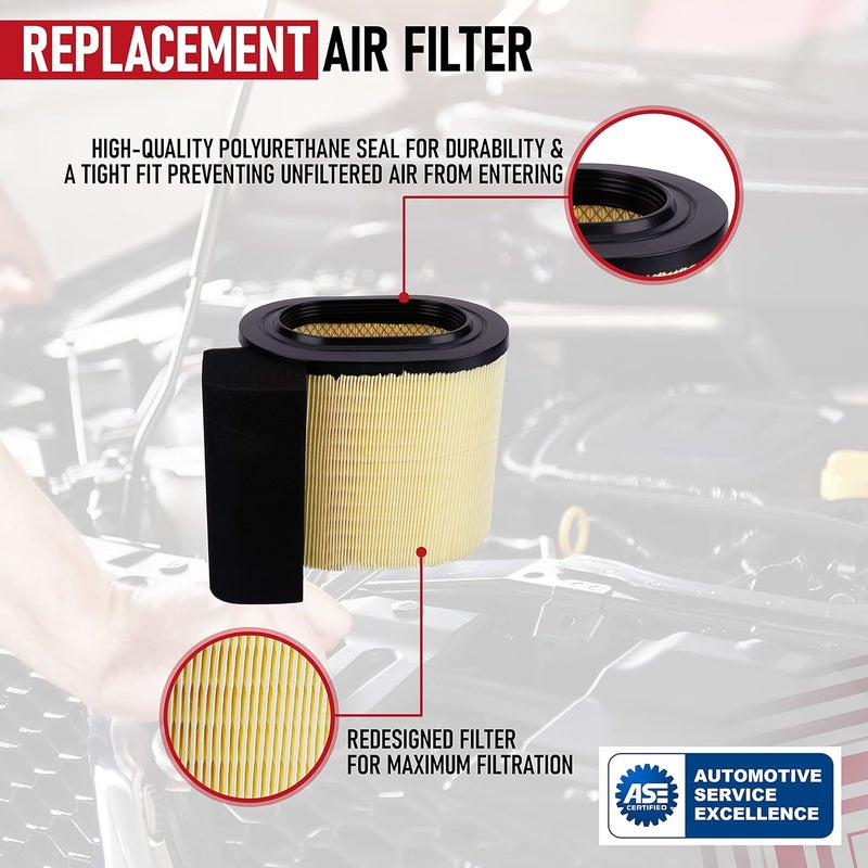 AA Ignition Replacement Air Filter for Ford 6.7L Diesel Engines - Compatible with F-250, F-350, F-450, F-550 (2017-2019) - Image 4
