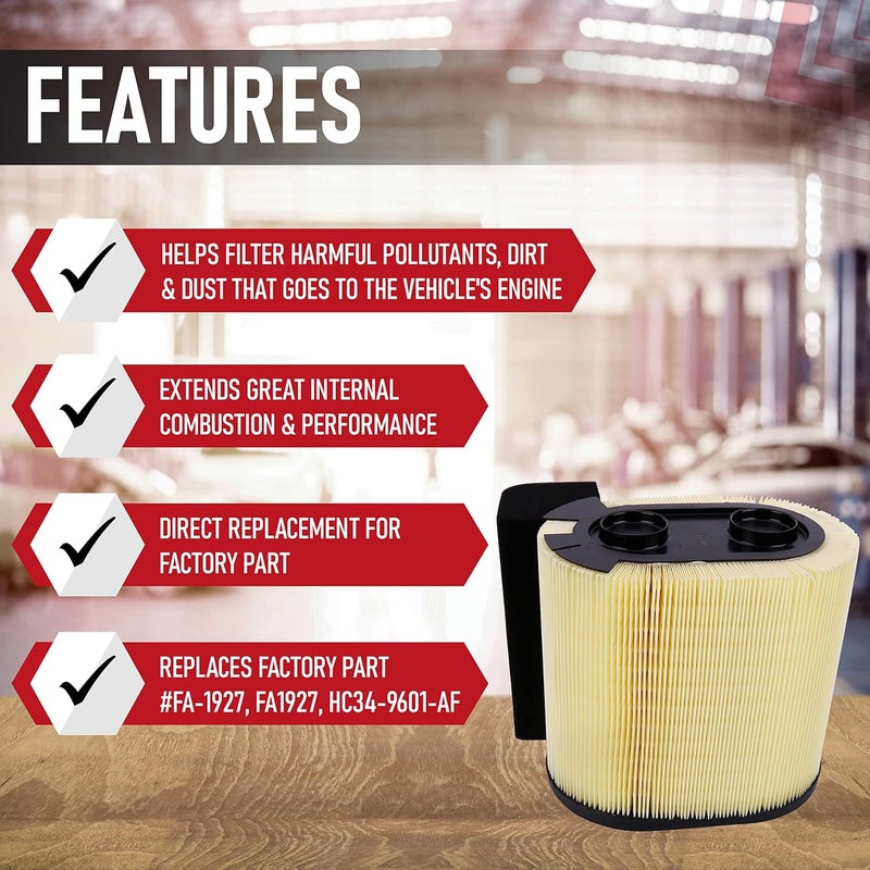 AA Ignition Replacement Air Filter for Ford 6.7L Diesel Engines - Compatible with F-250, F-350, F-450, F-550 (2017-2019) - Image 2