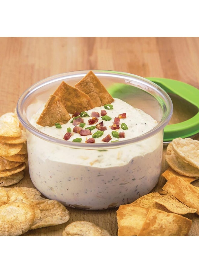 Pks-33 Prepworks By Fresh Guacamole Prokeeper With Air Tight Lid Clear Green W 16.8 X H D 10.2 Cm 4 Cup Capacity Plastic Silicone Cm
