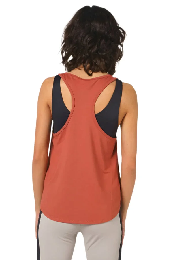 House Of Cenmar Orange Women'S Activewear Top