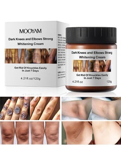 MOOYAM Dark Knees And Elbows Strong Whitening Cream, Get Rid Of Knuckles Easily In Just 7 Days, Practical Bleaching Body Lotion For Armpits, Neck, Knee, Elbow, Inner Thigh, Intimate Area, 120G  - Image 1