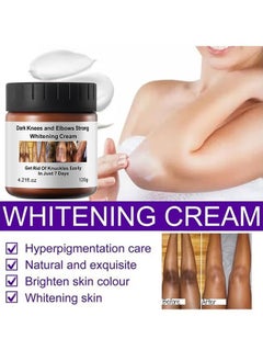 MOOYAM Dark Knees And Elbows Strong Whitening Cream, Get Rid Of Knuckles Easily In Just 7 Days, Practical Bleaching Body Lotion For Armpits, Neck, Knee, Elbow, Inner Thigh, Intimate Area, 120G  - Image 5