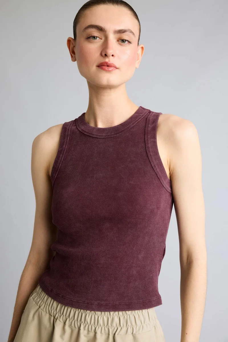 Defacto Slim Fit Crew Neck Tank Top