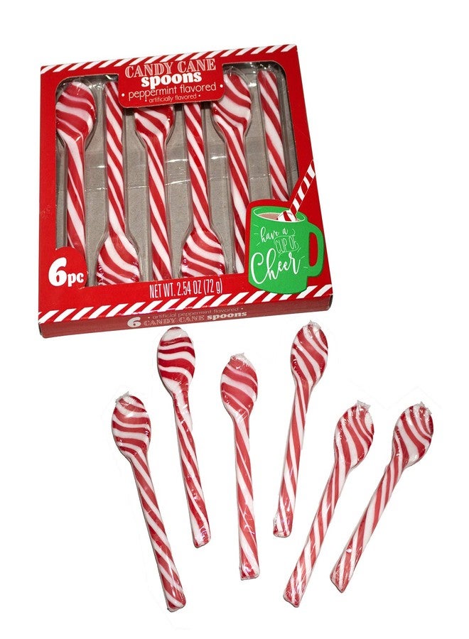 Greenbrier CANDY CANE Spoons, peppermint flavored, (1) box - Image 1