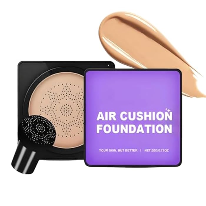 Serentila Elixir Cream Flawless Radiant Skin Instantly, Natural Mushroom Air Cushion Cc, Korean Cc Cream for Older Women, Korean Concealer - Image 1