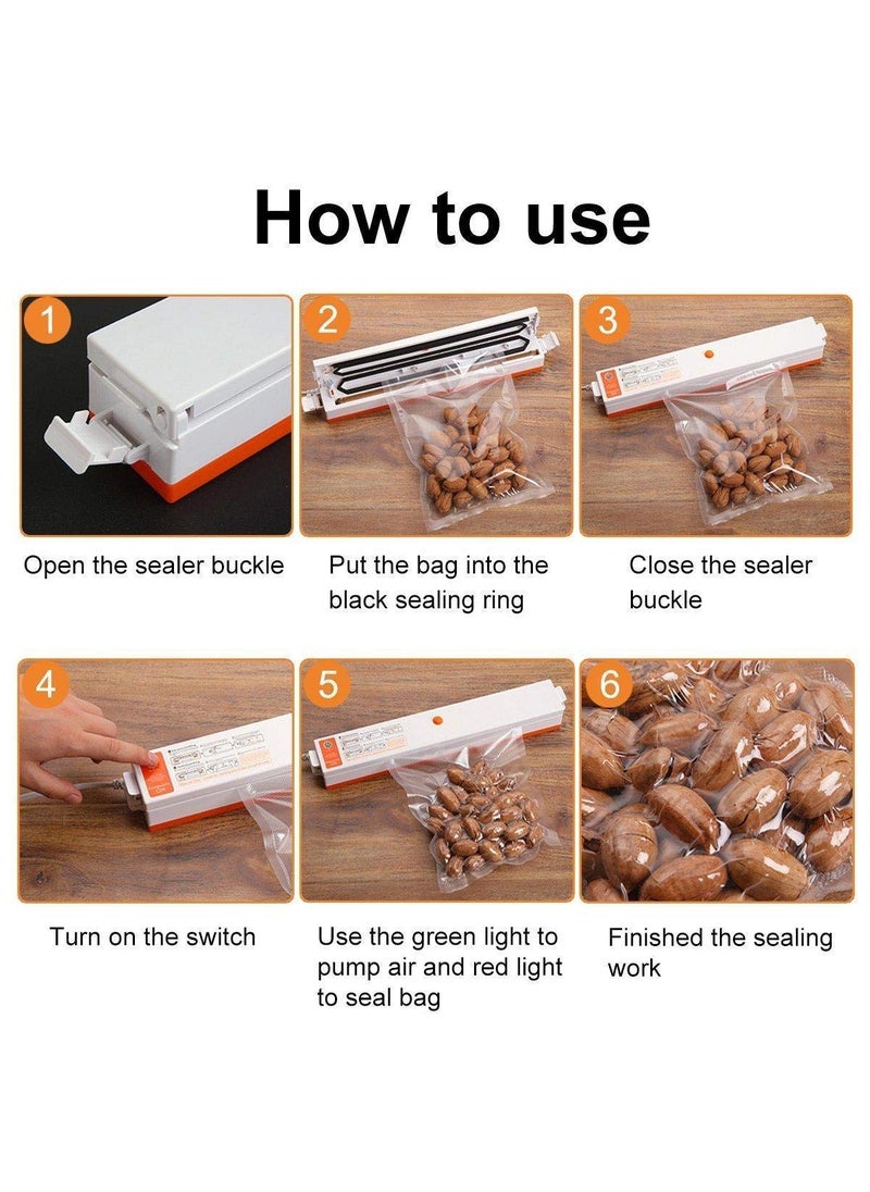 SGMSC SGMSC Packaging Vacuum Sealing And Packing Machine Automatic Electric Vacuum Food Sealerpacking Machine Multicolor_Standard Size_Pack of 1  - Image 5