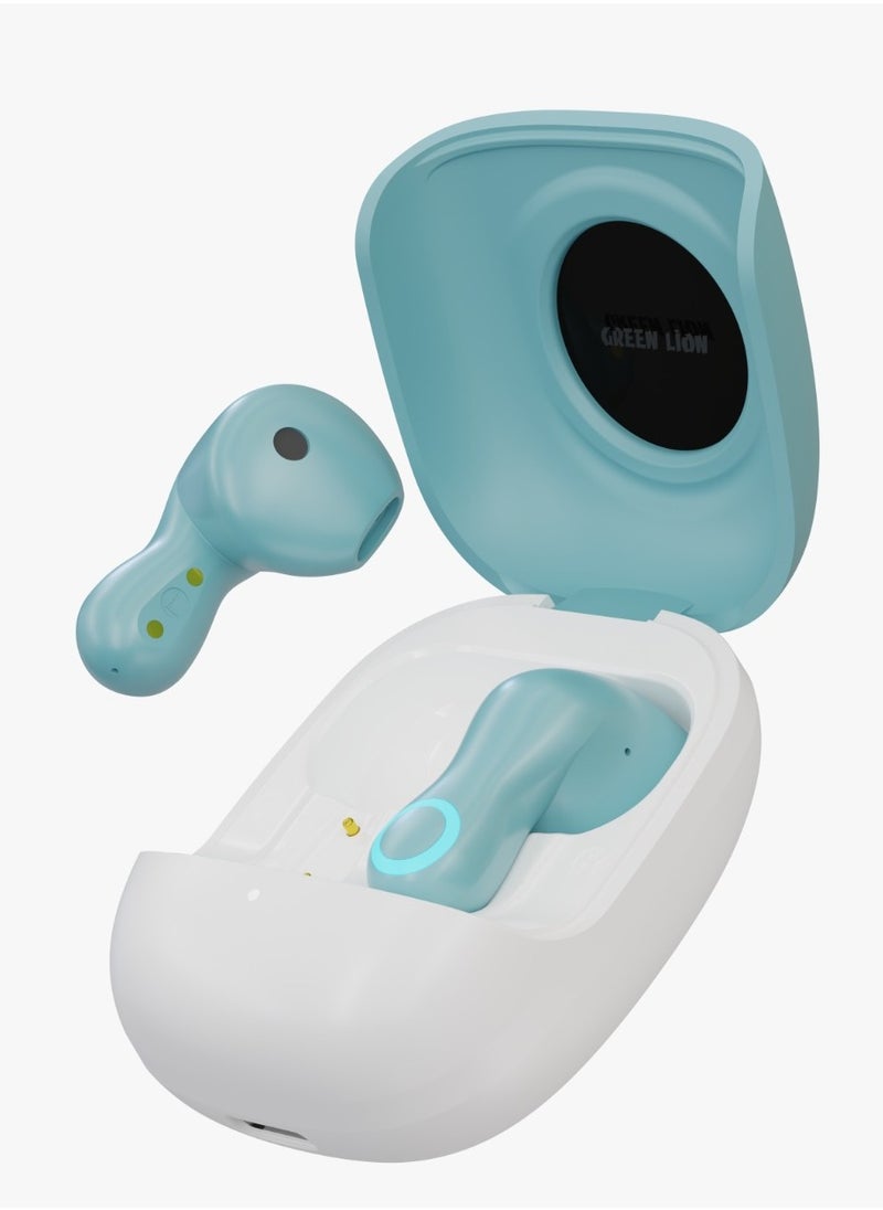 GREEN LION - Jenifer True Wireless Earbuds TWS / Voice Assistant / Touch Control / Breathing Lights / Low Latency Mode / Clear Call Quality / Comfortable / High-Quality Sound / Immersive Audio - Sky Blue - Image 1