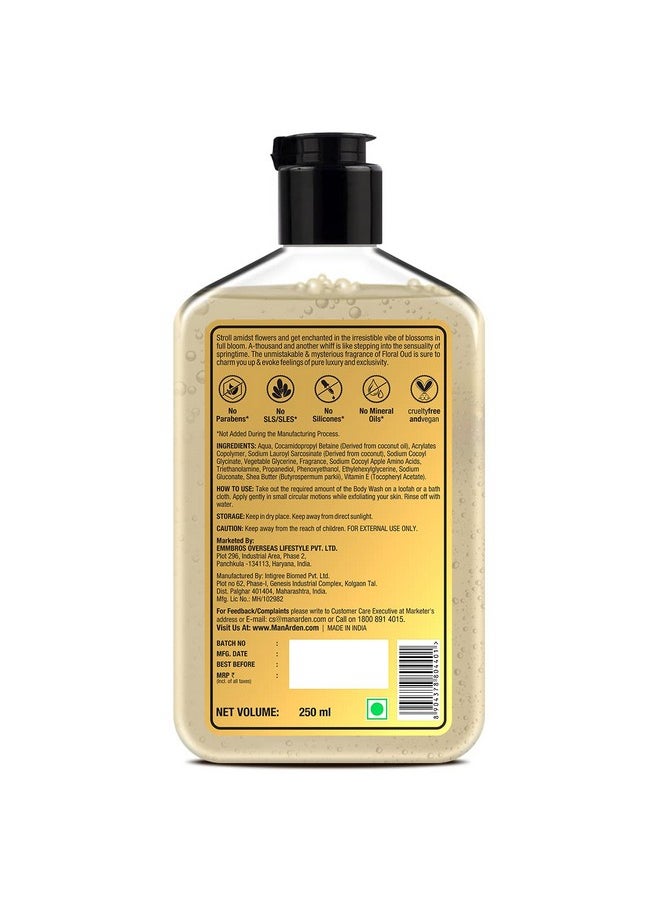 Man Arden Man Arden Oud Floral Luxury Body Wash Infused With Shea Butter & Vitamin E, 250ml  - Image 2