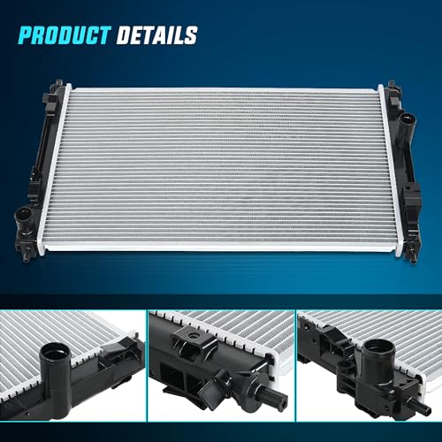 Nilight Radiator for Dodge Caliber/Avenger 2007 2008 2009 2010 2011 2012,Jeep Compass 2007 2008 2009 2010 2011 2012 Performance Aluminum Replacement OEM - Image 3