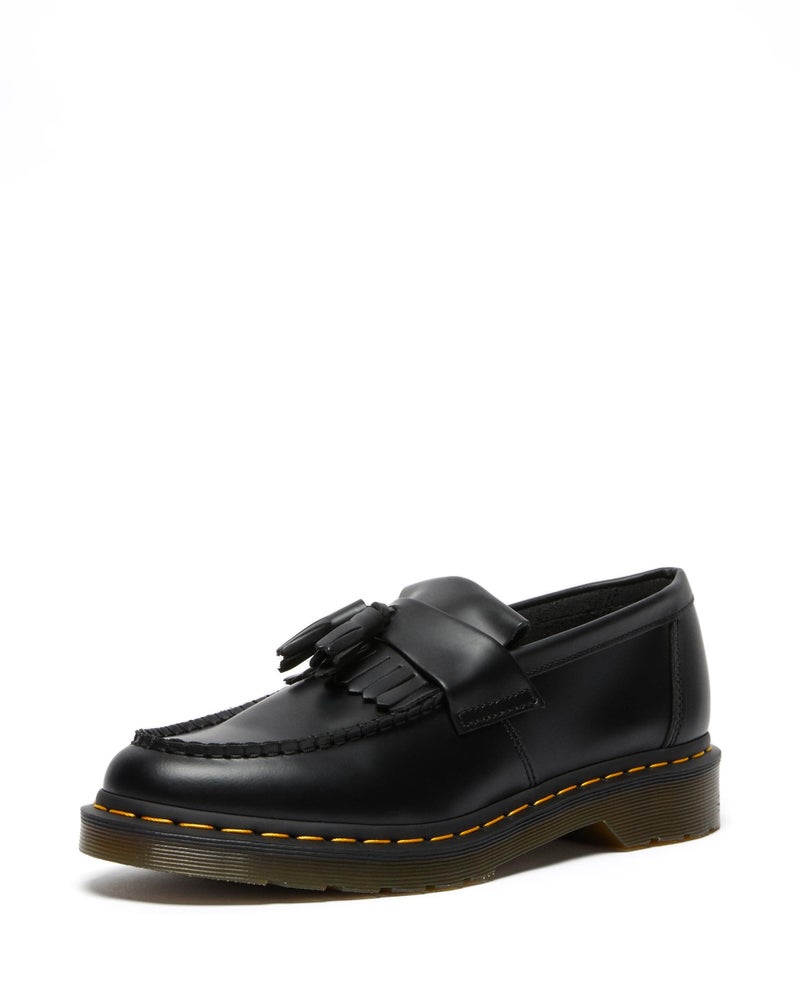Dr Martens Dr. Martens Unisex Adrian Loafer Shoes – Leather Upper – Kiltie Fringe Detail – Cushioned Footbed & Sole Black Smooth UK 5 (US Men's 6, Women's 7) Medium - Image 5