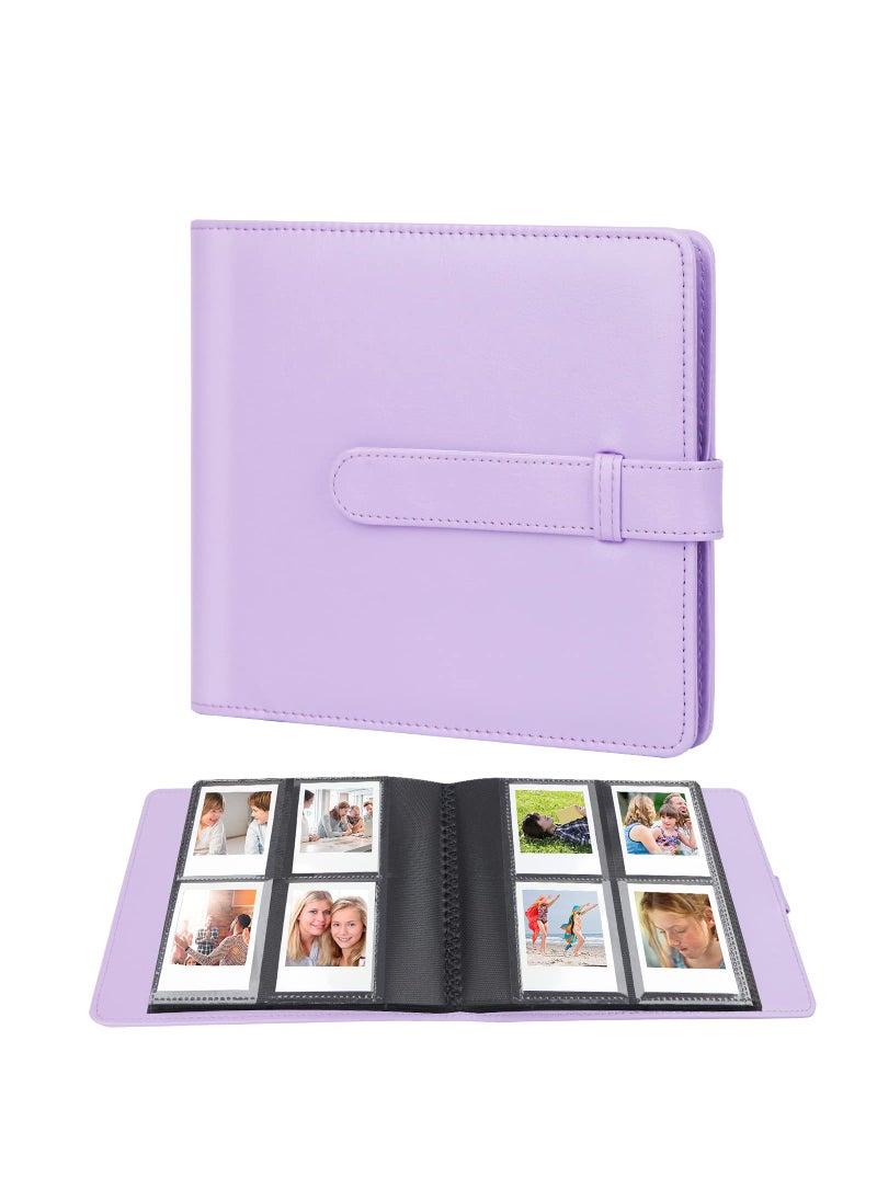 Ruibytree 256 Photos Album for Polaroid Go Everything Box Camera and Instant FilmPolaroid Go Photo Album Book Purple 