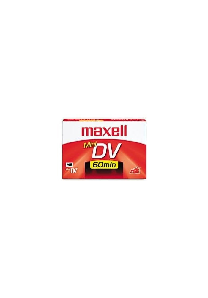 Maxell Premium Grade Mini DV Camcorder Tape Cassette - 60 Minutes - Image 2