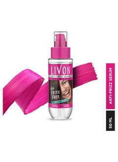 Livon Serum for Frizz free,Smooth Hair, with Argan Oil and Vitamin E,50ml  - Image 5