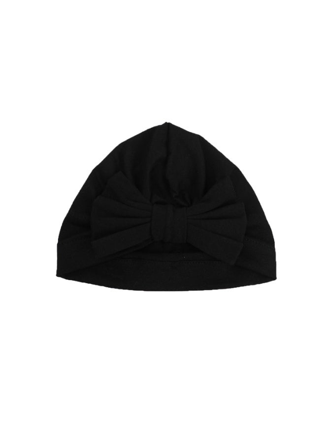 Newborn Infant Baby Hat Cotton Bow Knot Turban Toddler Head Cap - Image 5