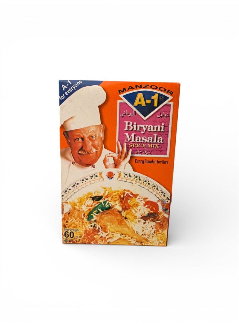 A-1 Biryani Masala Spice Mix 60g