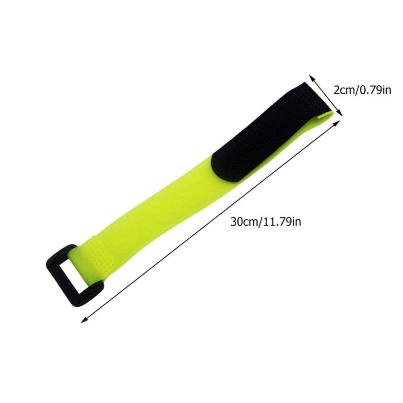 Adjustable Bike Cable Straps 15 Pack Hook Loop Fastening Secure Fit Cycling Home Use Black - Image 3