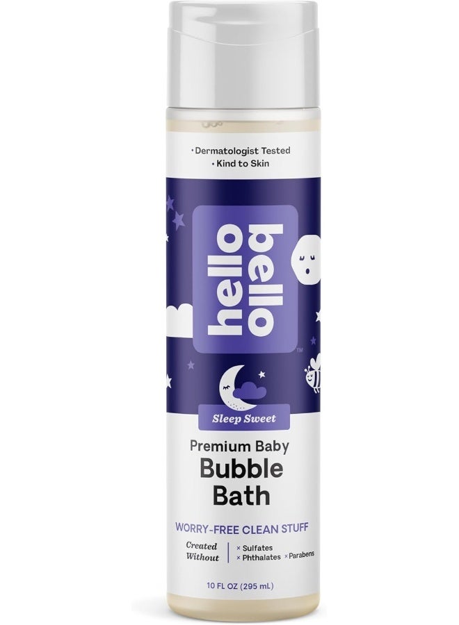 Hello Bello Fragrance Free Bubble Bath - Tear-Free, Hypoallergenic, Dermatologist  Pediatrician Tested - Thoughtful Ingredients - Fragrance Free, 10 Fl Oz (Pack of 1) - Image 1