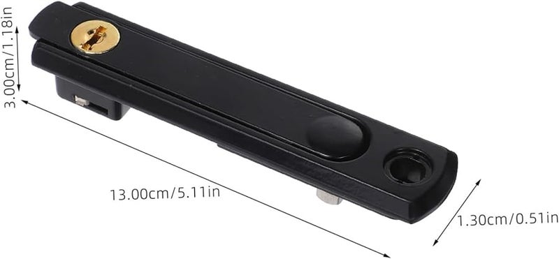 Tehaux Concealed Sliding Window Lock Keyed Sash Lock Easy Installation Enhanced Security - Image 3