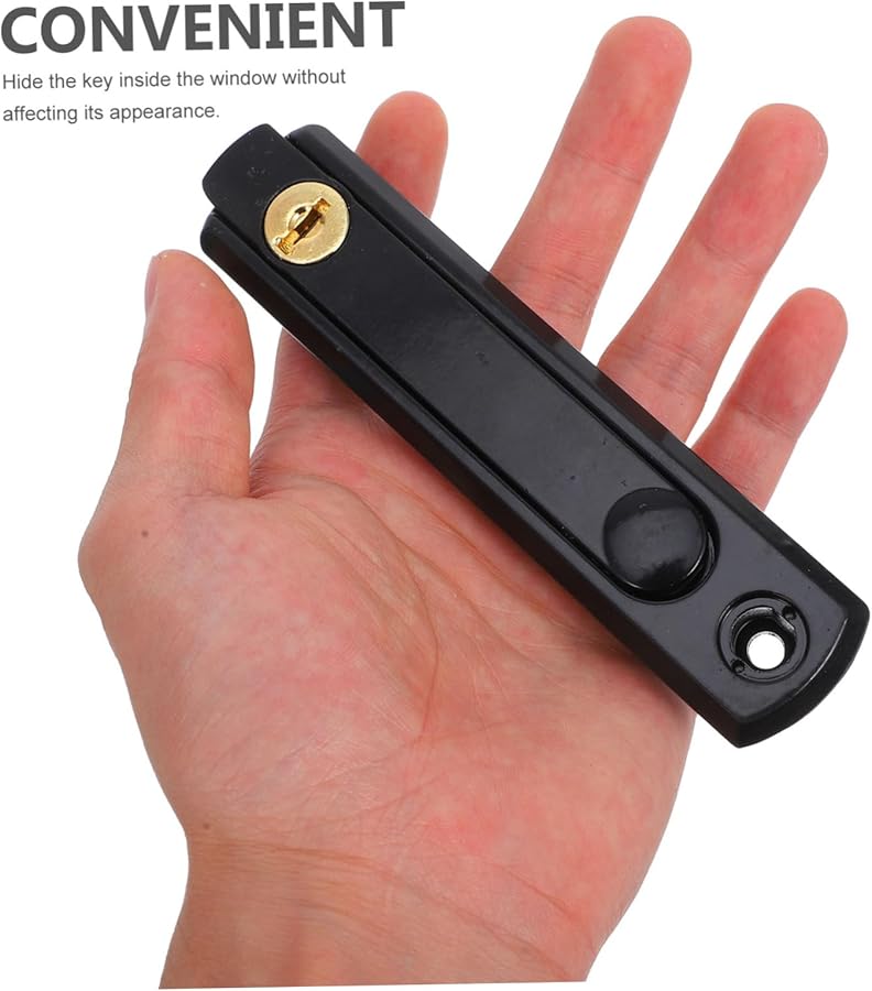 Tehaux Concealed Sliding Window Lock Keyed Sash Lock Easy Installation Enhanced Security - Image 4