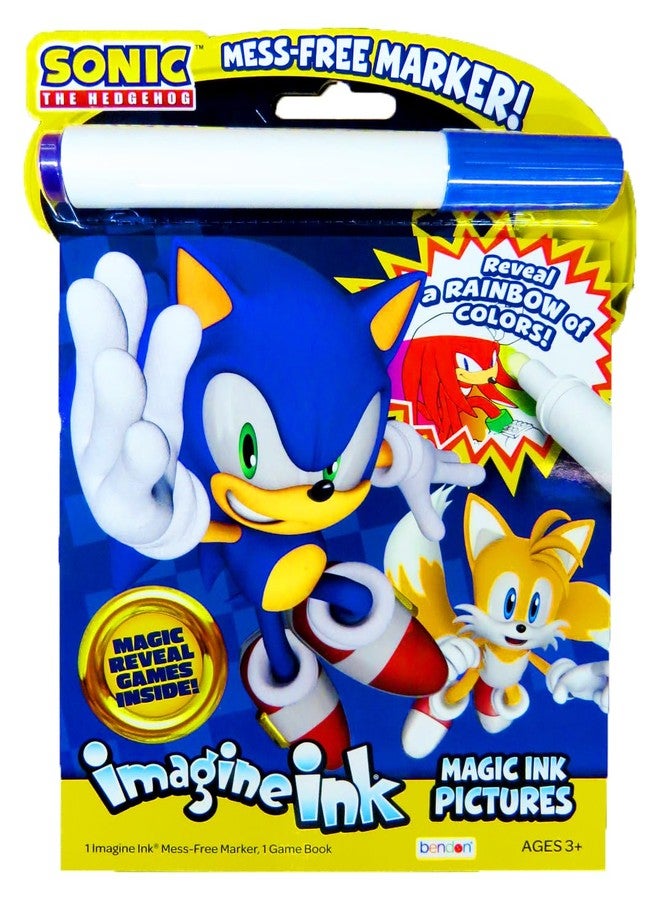 Bendon Sonic The Hedgehog Coloring Book Set for Kids Ages 4-8 Bundle with Sonic Coloring Book, Activities Sticker Pad and Games for Boys - Image 3