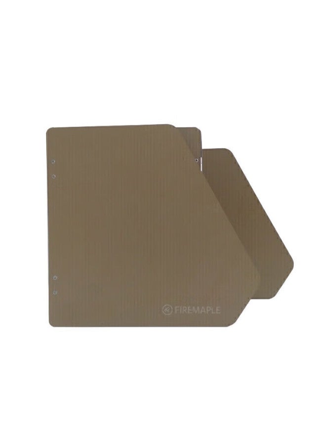 Fire-Maple Fire-maple Mountain Shadow Card Stove Windshield - Elm Wood Color, Mini Outdoor Foldable Gas Windproof Cover, Kitchen Oil-proof Shield - Image 5
