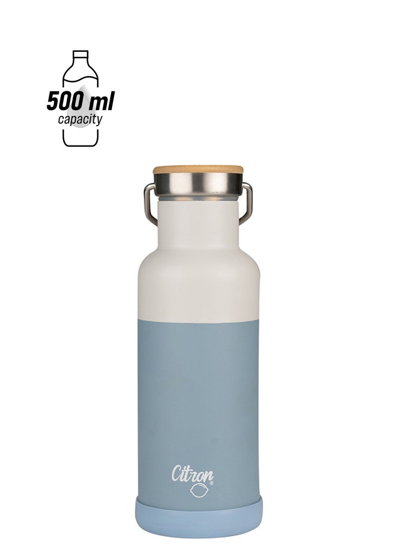 Citron زجاجة ماء SS 500 مل، أزرق غامق  - Image 1