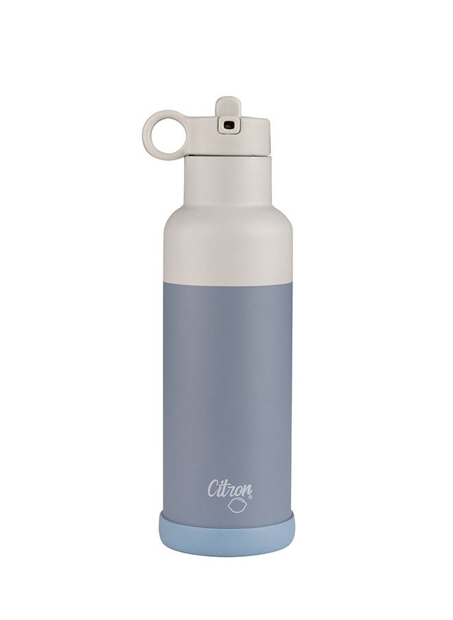 Citron Vacuum Insulated Stainless Steel Water Bottle 500 Ml - Dusty Blue  - Image 2