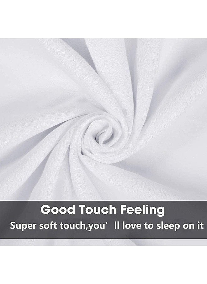 snooze - Flat bed sheet set 3Pcs, 220*235 cm, white - Image 1