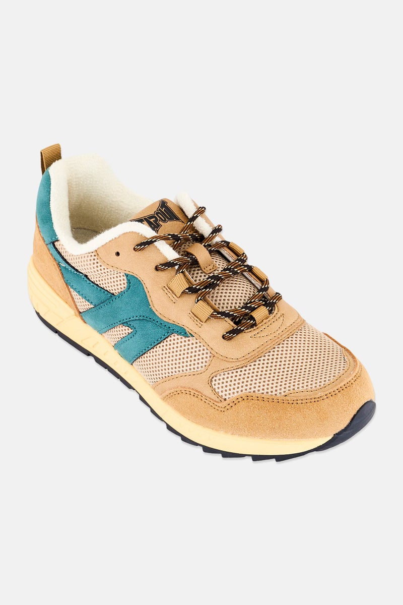 TapouT Men Lace Up Training shoes, Tan - Image 1
