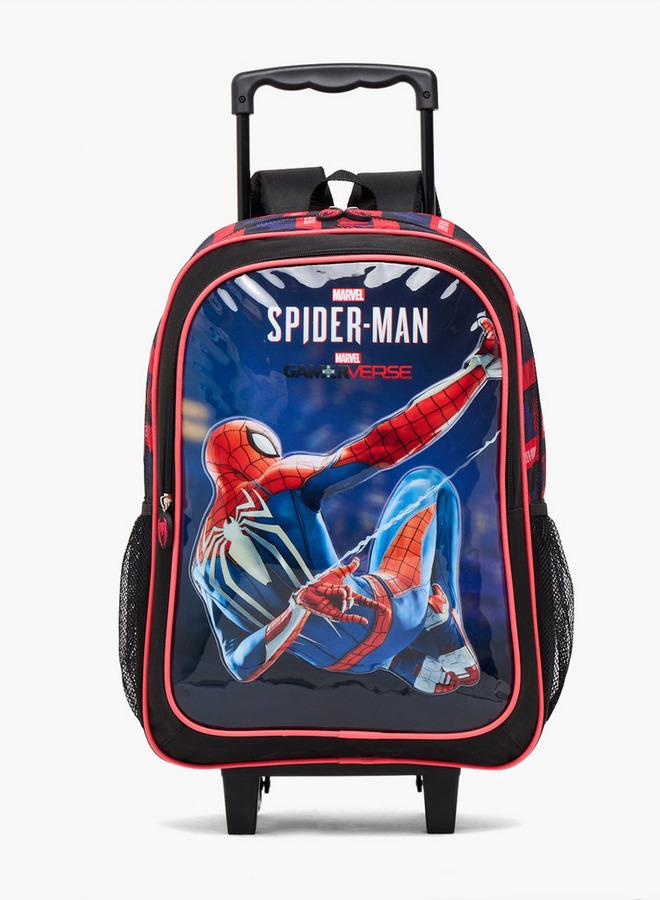 MARVEL Spider-Man 3-Piece School Trolley Bag Set For Boys 13+ Years With Lunch Bag And Pencil Pouch - Image 3
