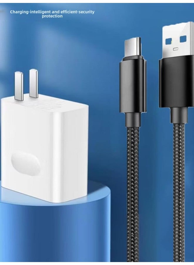 Suitable For TypeC Data Cable 6A Super Fast Charging Huawei Mate40pro Xiaomi VivoOPPO Mobile Phone Flash Charging Line-Color:6a Black Cable Typec Interface 【3 Pack】-1m - Image 5