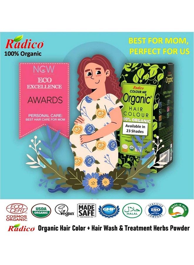 Radico 100% Organic Copper Brown Hair Color (Usda Organic & Ecocert Certified) - Image 3