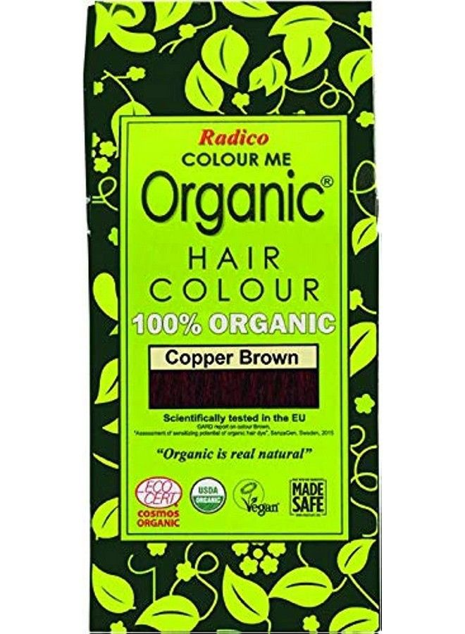 Radico 100% Organic Copper Brown Hair Color (Usda Organic & Ecocert Certified) - Image 2