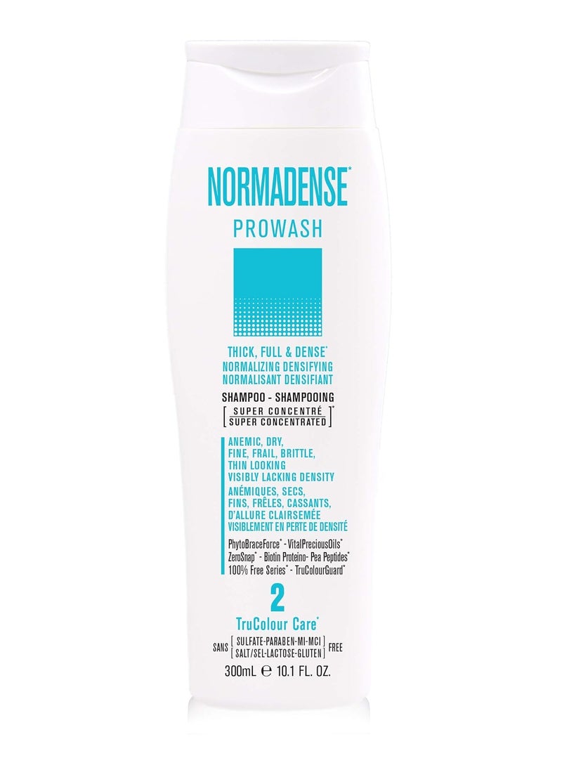 SNOBGIRLS NORMADENSE 2 Vegan Biotin Shampoo for Dry Fine Hair Strengthening Shampoo with Argan Oil and Biotin 101 Fl Oz 