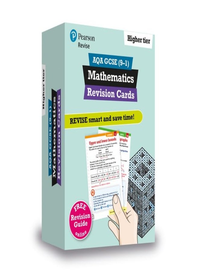 null - بطاقات مراجعة Pearson Revise Aqa GCSE 91 Maths Higher للتعلم المنزلي 2022 و 2023 - Image 1