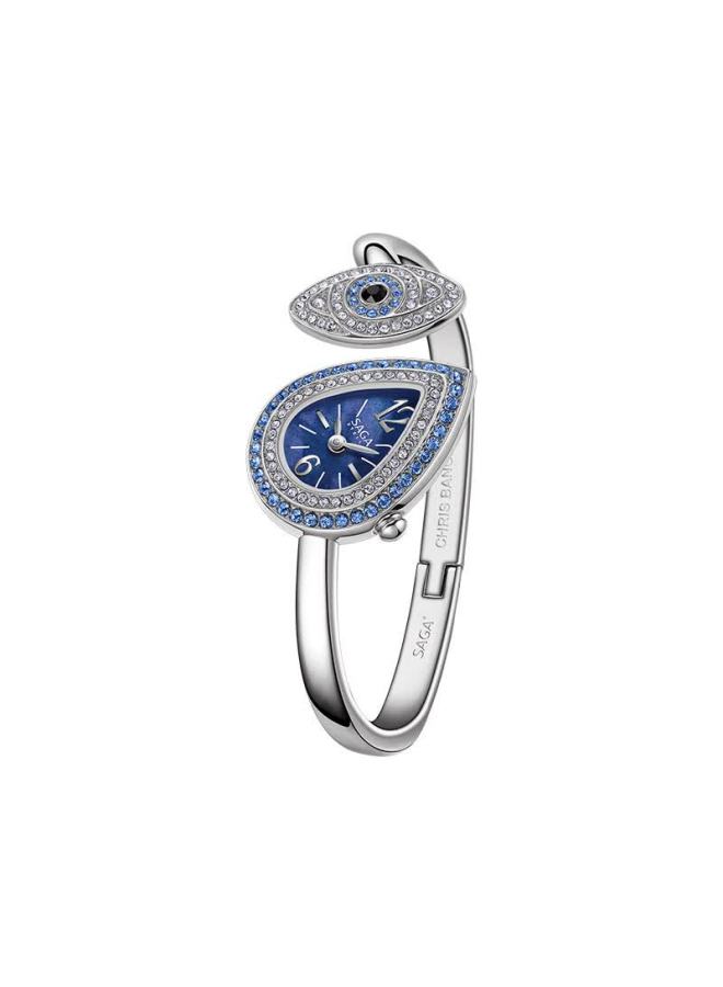 Saga S Eye Bracelet Watch For Women Fashion Luxury Imported Movement Isabell Blue One Size - Image 3