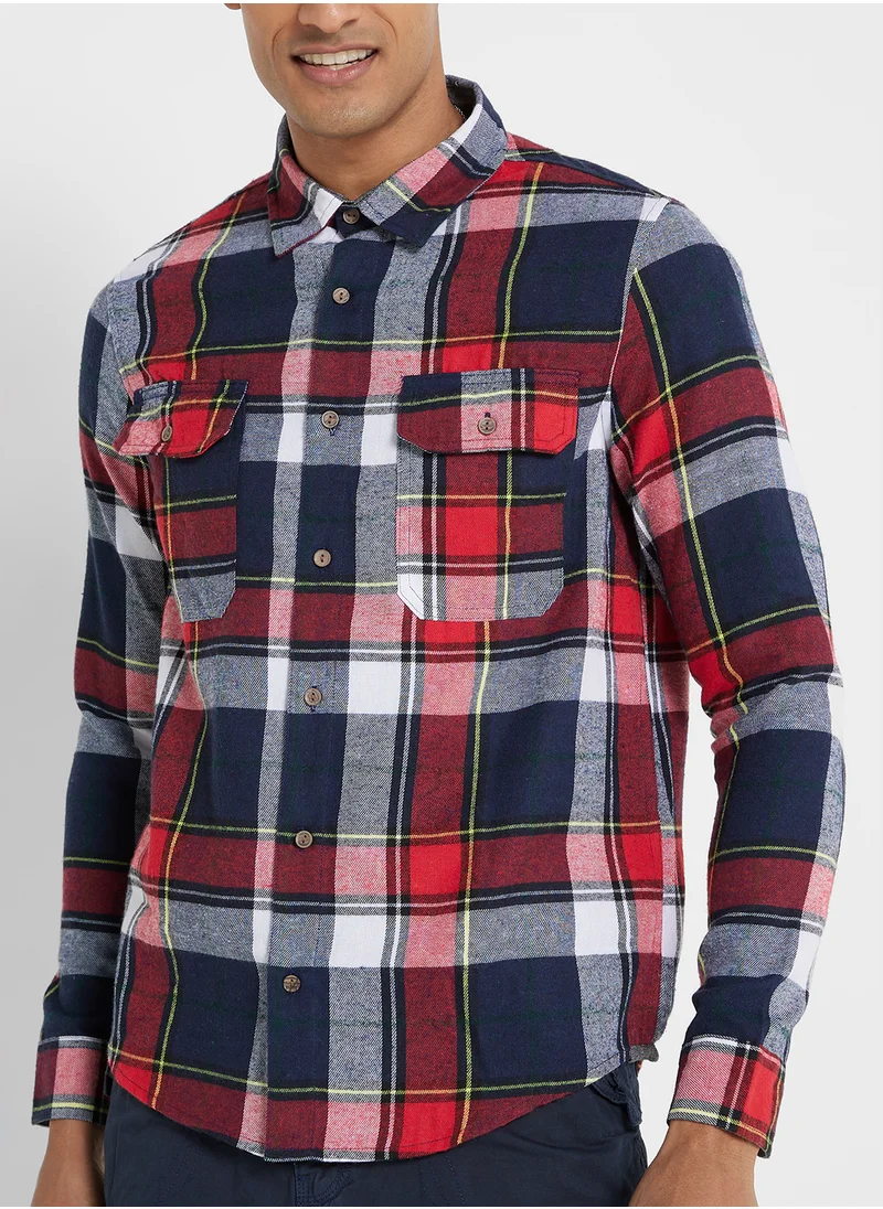 BRAVE SOUL Checked Shirt