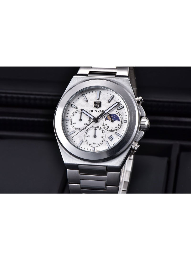 بينيار ساعات رجاليه  كوارتز ضد الماء - Image 5
