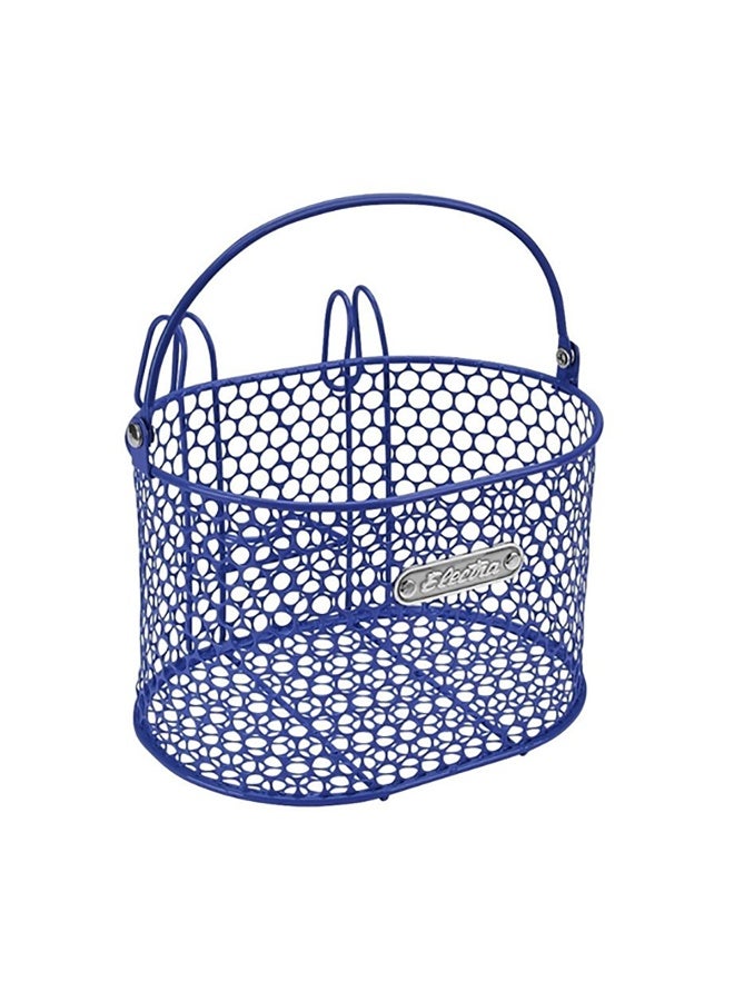 Electra Bicycle Company Electra Honeycomb Small Hook-Mounted Handlebar Basket Blue - Image 1