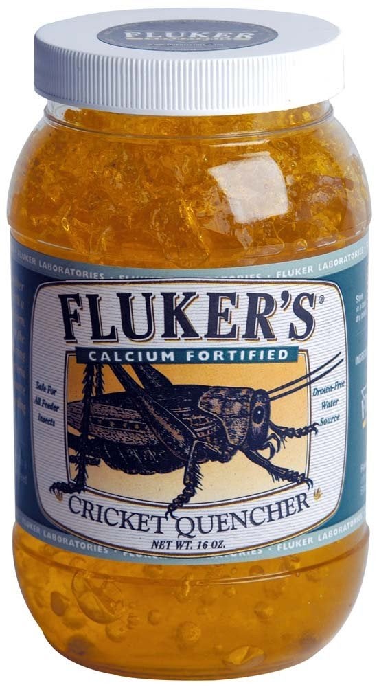 Flukers Cricket Quencher Calcium Fortified Provides Clean Water and Calcium to Crickets and Feeder Insects 75 lbs