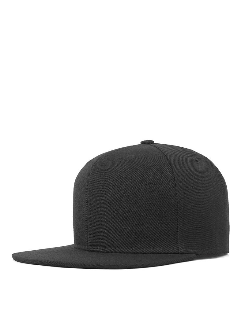 Generic Solid Color Snapback Baseball Caps for Men and Women Rose red  - Image 5